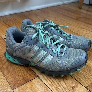 Adidas Women's Gray and Teal Running Shoes